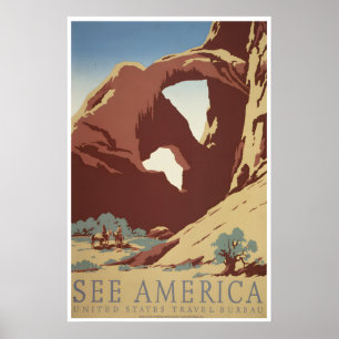 Póster de Ver América Arcos Parque Nacional Arte