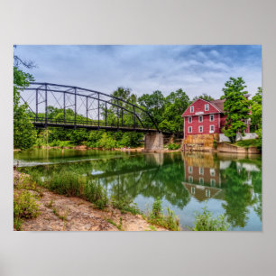 Póster de verano en War Eagle Mill
