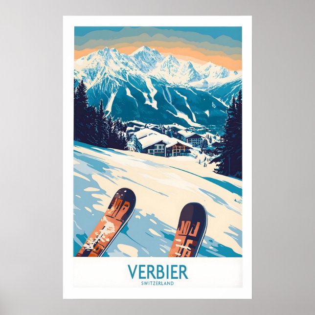 Póster de Verbier Suiza 1 (Frente)