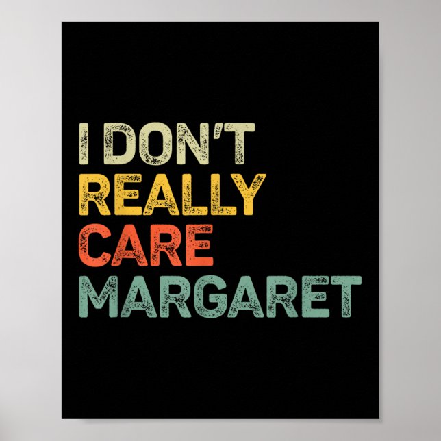Póster De Verdad No Me Importa Margaret Jd Vance Graciosa (Frente)