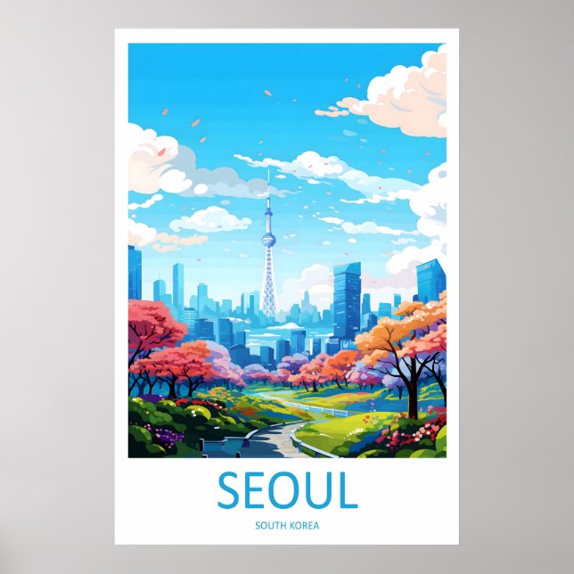 Póster de viaje a Bangkok Tailandia 1 (Frente)