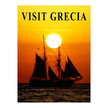 Póster de viaje a Grecia
