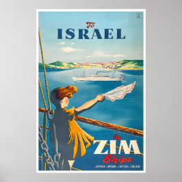 Póster de viaje a Israel Arte israelí Impresión de