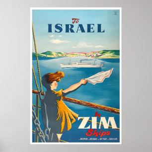 Póster de viaje a Israel Arte israelí Impresión de