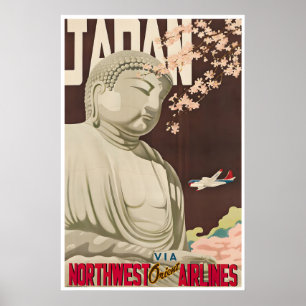 Póster de viaje a Japón Arte japonés Impresión de
