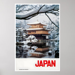 Póster de viaje a Kyoto Impresión de arte japonés