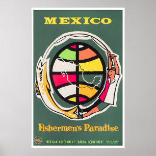 Póster de viaje a México Arte mexicano Impresión d