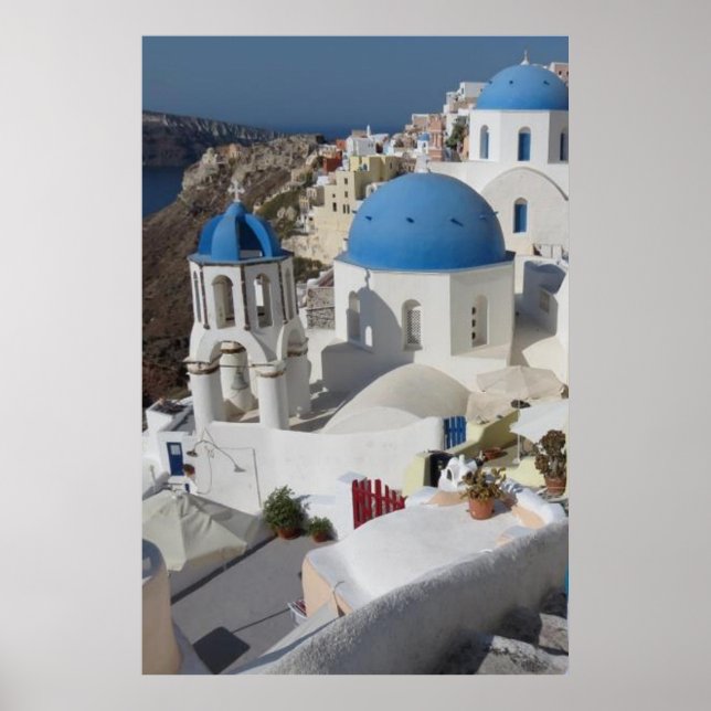 Póster de viaje a Mykonos Grecia (Frente)