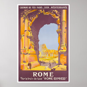 Póster de viaje a Roma Arte romano Impresión de It