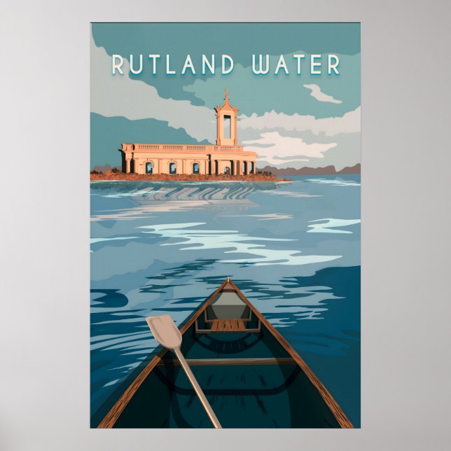 Póster de viaje a Rutland Water (Frente)