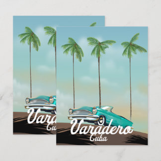 Póster de viaje a Varadero Cuba