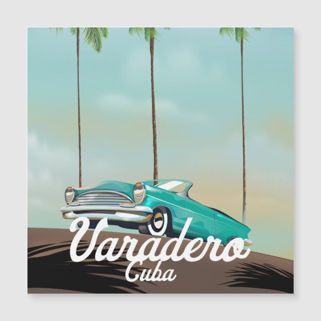 Póster de viaje a Varadero Cuba (Anverso)