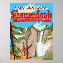 Póster de viaje al Parque Nacional y Reserva Shena