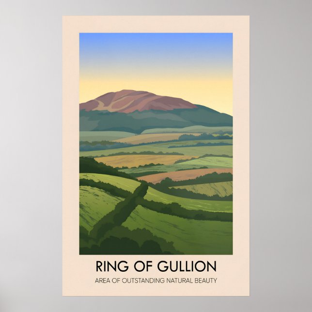 Póster de viaje AONB de Ring Of Gullion (Frente)