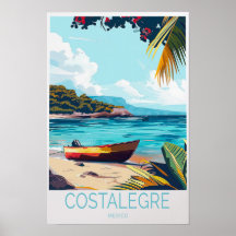 Póster de viaje Costalegre