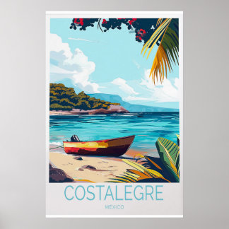 Póster de viaje Costalegre