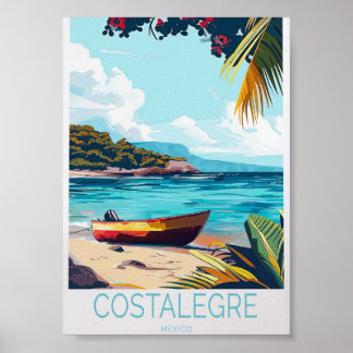 Póster de viaje Costalegre