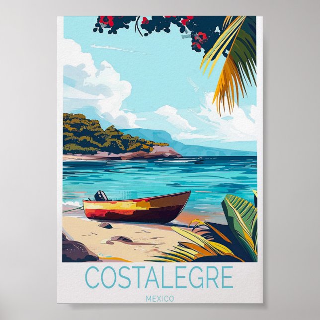 Póster de viaje Costalegre (Frente)