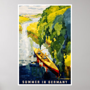 Póster de viaje de Alemania Arte alemán impresión 