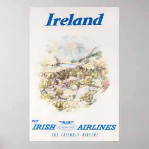 Póster de viaje de arte de Irlanda Impresión irlan