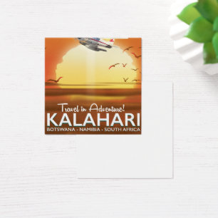 Póster de viaje de aventura en el desierto de Kala