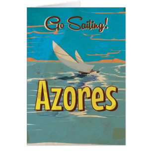 Poster de viaje de Azores