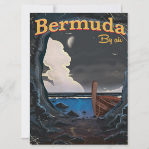 Poster de viaje de Bermudas