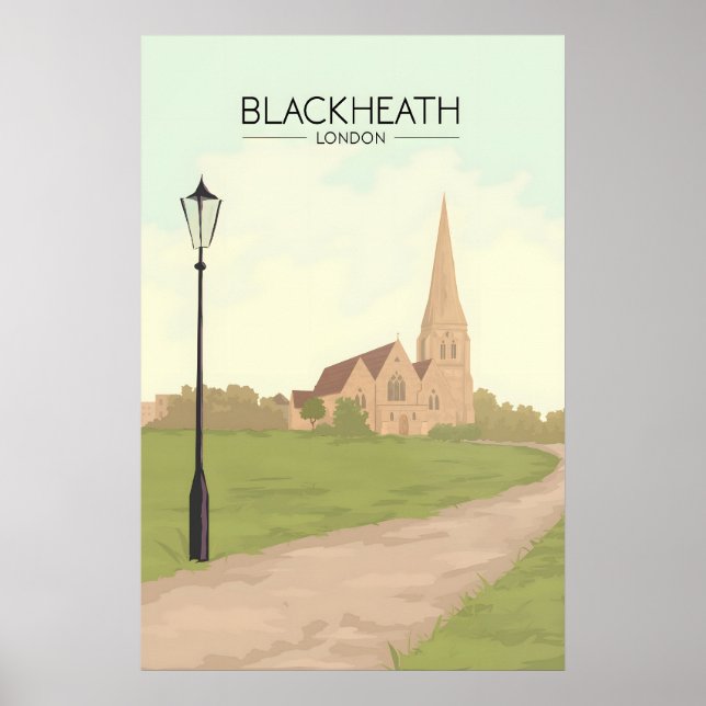 Póster de viaje de Blackheath Londres (Frente)