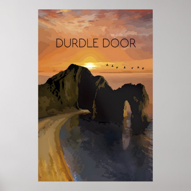 Póster de viaje de Durdle Door (Frente)
