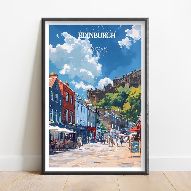 Póster de viaje de Edimburgo Royal Mile Impresión  (Subido por el creador)