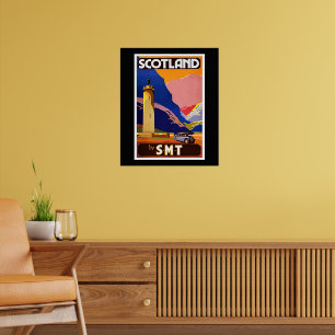 Póster de viaje de Escocia