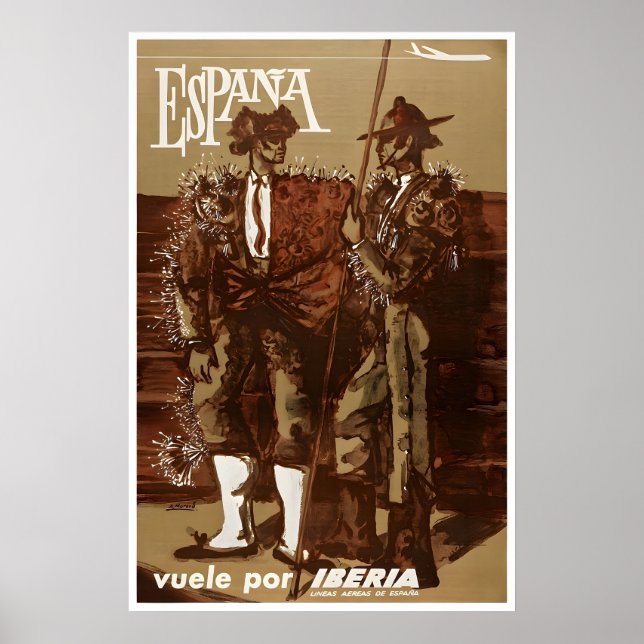 Póster de viaje de España Arte español Impresión i (Frente)