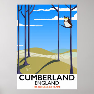 Póster de viaje de estilo vintage de Cumberland, I