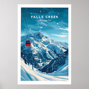 Póster de viaje de Falls Creek - Australia 1