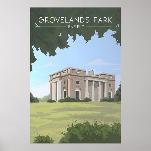 Póster de viaje de Grovelands Park (Frente)