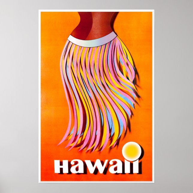 Póster de viaje de Hawái (Frente)