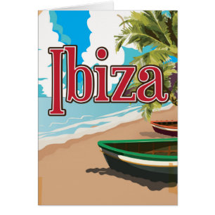 Poster de viaje de Ibiza