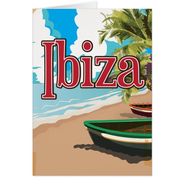Poster de viaje de Ibiza (Frente)