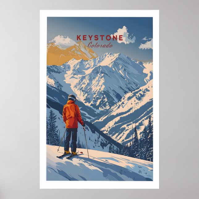 Póster de viaje de Keystone - Colorado 1 (Frente)