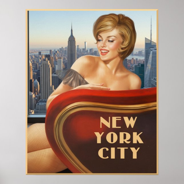Póster de viaje de la ciudad de Nueva York  (Frente)