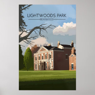 Póster de viaje de Lightwoods Park Bearwood