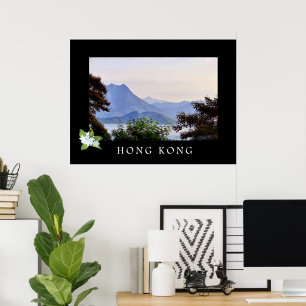 Póster de viaje de los Nuevos Territorios de Hong 