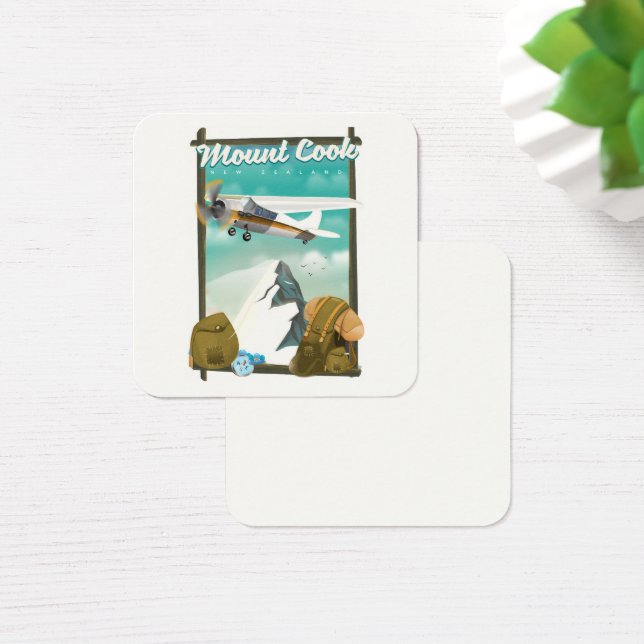 Póster de viaje de Nueva Zelanda Monte Cook (Escritorio)