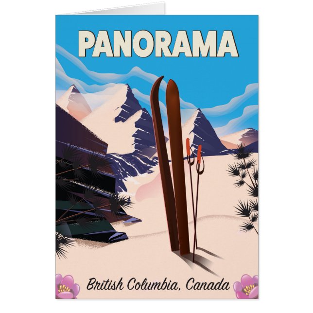 Póster de viaje de Panorama Canadá (Frente)