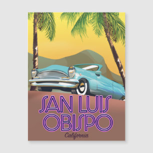 Póster de viaje de San Luis Obispo California