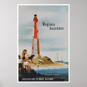 Póster de viaje de Virginia Bern Hill Arte Impresi