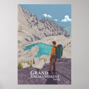 Póster de viaje del Grand Enchantment Trail