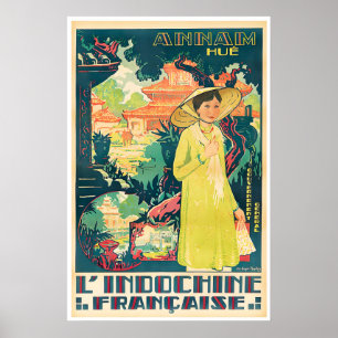Póster de viaje Hue Vietnam Arte Impresión vietnam