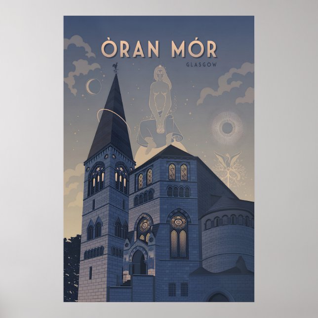 Póster de viaje Oran Mor Glasgow (Frente)