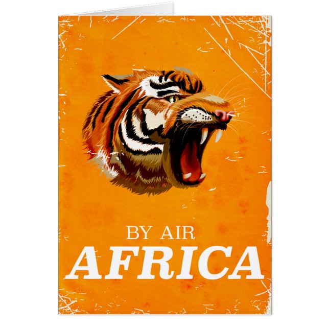 Póster de viaje por Air Africa (Frente)